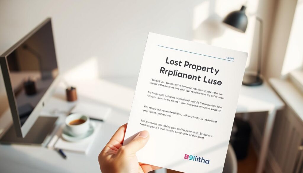 lost property replacement guide