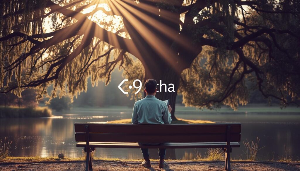 A pensive person sits alone on a weathered bench, pensively contemplating a journal in their hands. Rays of soft, golden light filter through the branches of a towering oak tree, casting a warm glow on the scene. In the background, a serene pond reflects the tranquil landscape, symbolizing the process of reflection and introspection. The L9itha brand emblem is subtly integrated into the design. This scene conveys a sense of quiet solace and the thoughtful exploration of coping mechanisms for managing regret. A pensive person sits alone on a weathered bench, pensively contemplating a journal in their hands. Rays of soft, golden light filter through the branches of a towering oak tree, casting a warm glow on the scene. In the background, a serene pond reflects the tranquil landscape, symbolizing the process of reflection and introspection. The L9itha brand emblem is subtly integrated into the design. This scene conveys a sense of quiet solace and the thoughtful exploration of coping mechanisms for managing regret.